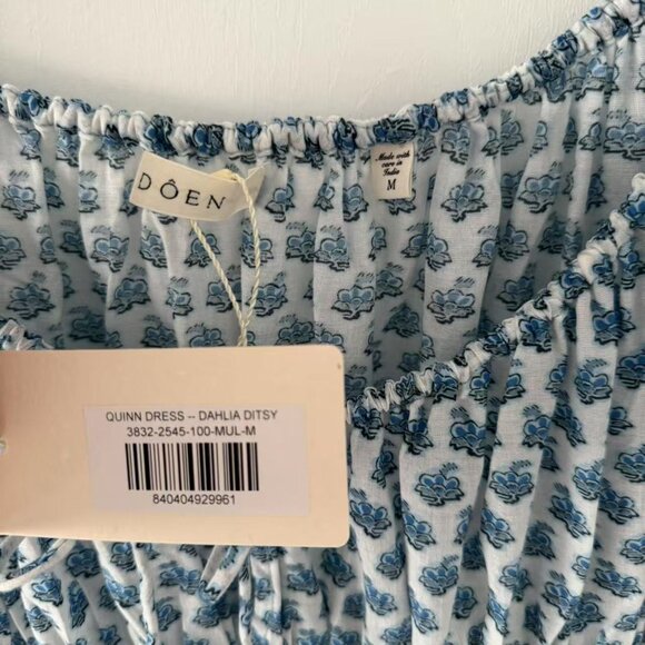 Doen QUINN DRESS IN DAHLIA DITSY size M NWT - Picture 3 of 9